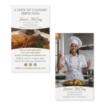your photos restaurant chef catering services business invitations