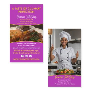 your photos restaurant chef catering services business invitations