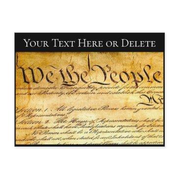 your text/color u.s. constitution we the people postinvitations