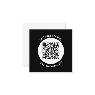 your uploaded qr code | editable text & colors enclosure invitations